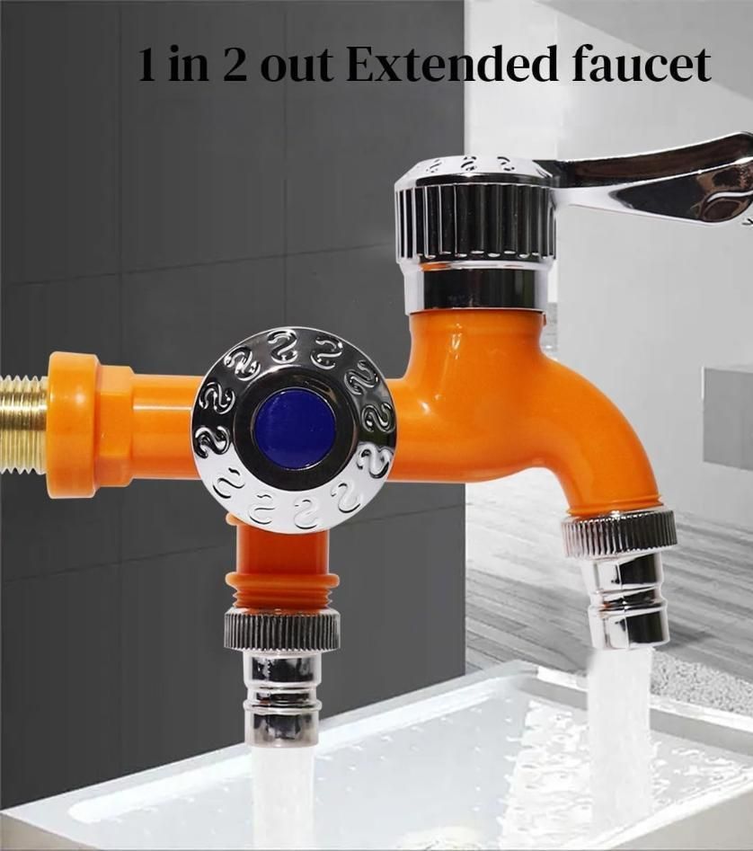 Dual Control 2-in-1 Multi-Functional Faucet – Dual Water Outlet Tap