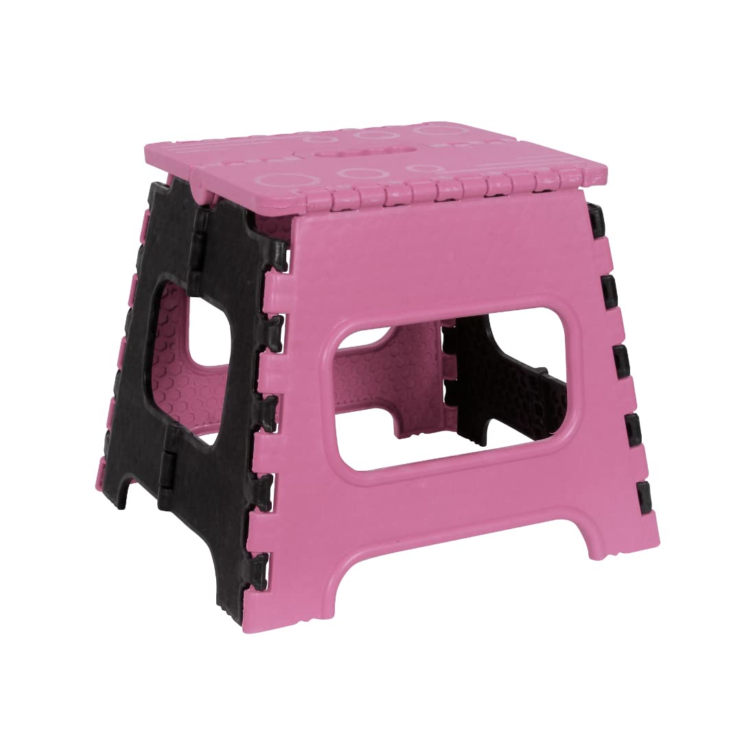 12 Inch Super Strong Folding Step Stool – Plastic Kitchen & Garden Stool (Pack of 1)