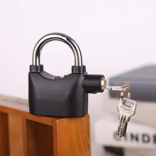 Motion Sensor Security Padlock with 110 dB Siren Alarm – Heavy-Duty Metal Lock