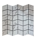 Self-Adhesive Waterproof Glass Mirror Mosaic Tiles Sticker – Diamond Pattern (Pack of 2)