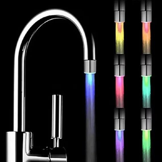 Color Changing LED Temperature Faucet – Automatic Light Glow Tap for Bathroom & Kitchen