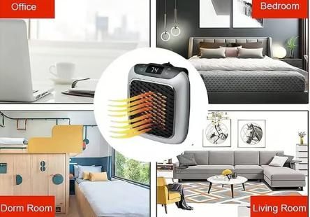 Portable Turbine Heater – Wall-Mounted Electric Convector Heater