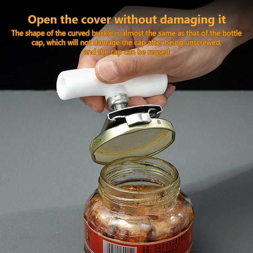 Bottle Lid Opener – Stainless Steel Adjustable Jar & Can Opener (Pack of 1)