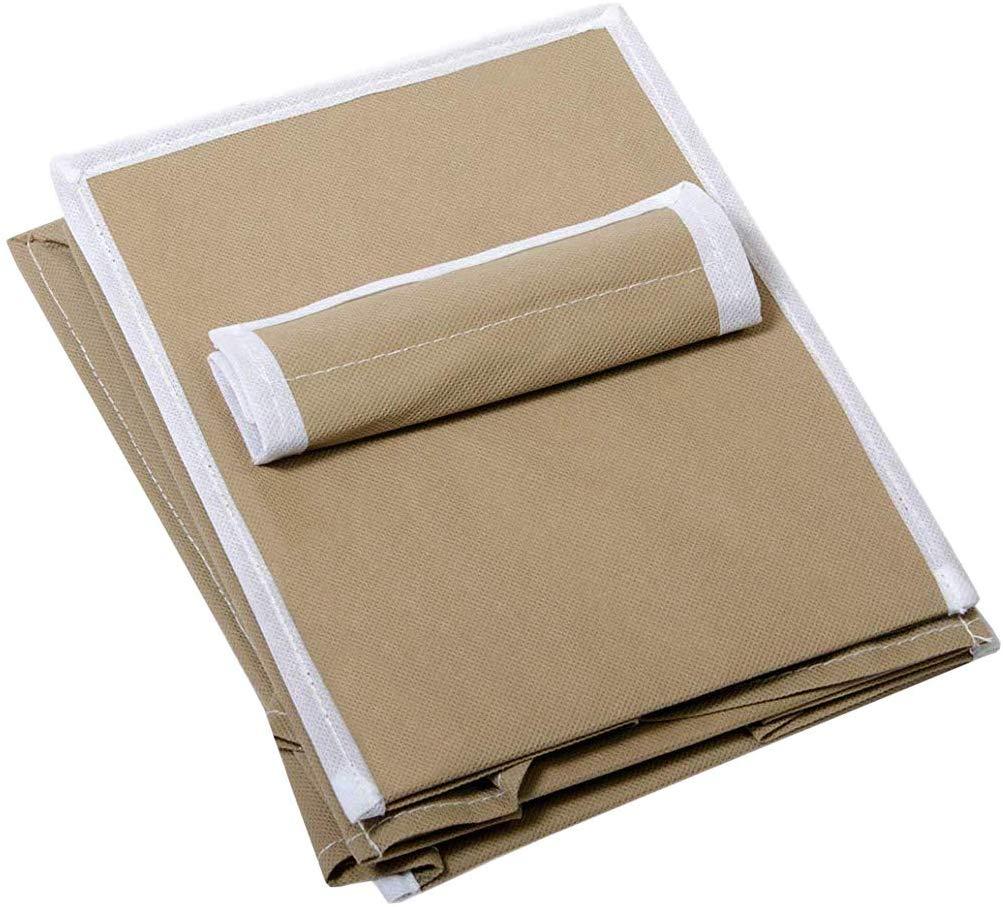 Hanging Wardrobe Organizer – 4 Shelf Non-Woven Cloth Storage Rack