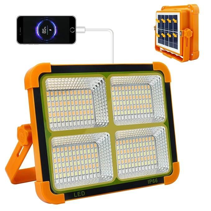 Waterproof Outdoor Security Light – Portable LED Solar Floodlight (Pack of 1)