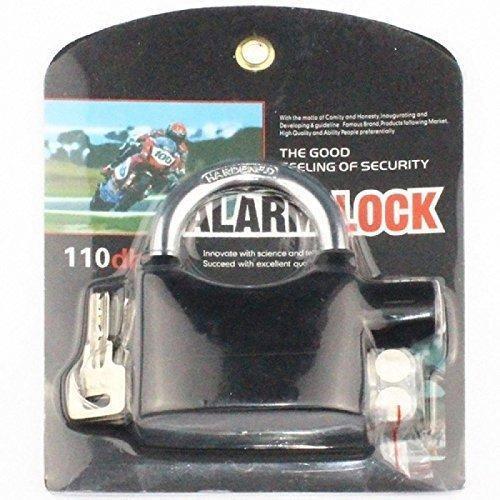 Motion Sensor Security Padlock with 110 dB Siren Alarm – Heavy-Duty Metal Lock