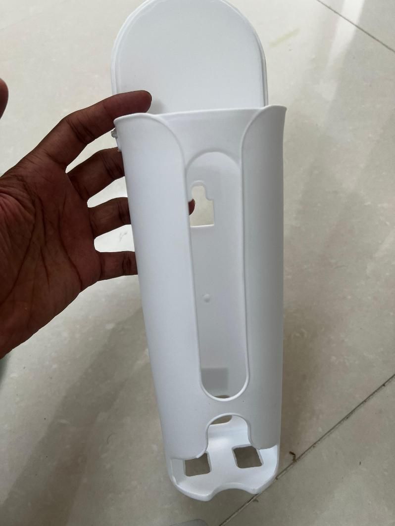 Multipurpose Wall-Mounted Cabinet Storage Organizer – Plastic Utility Holder (Pack of 1)