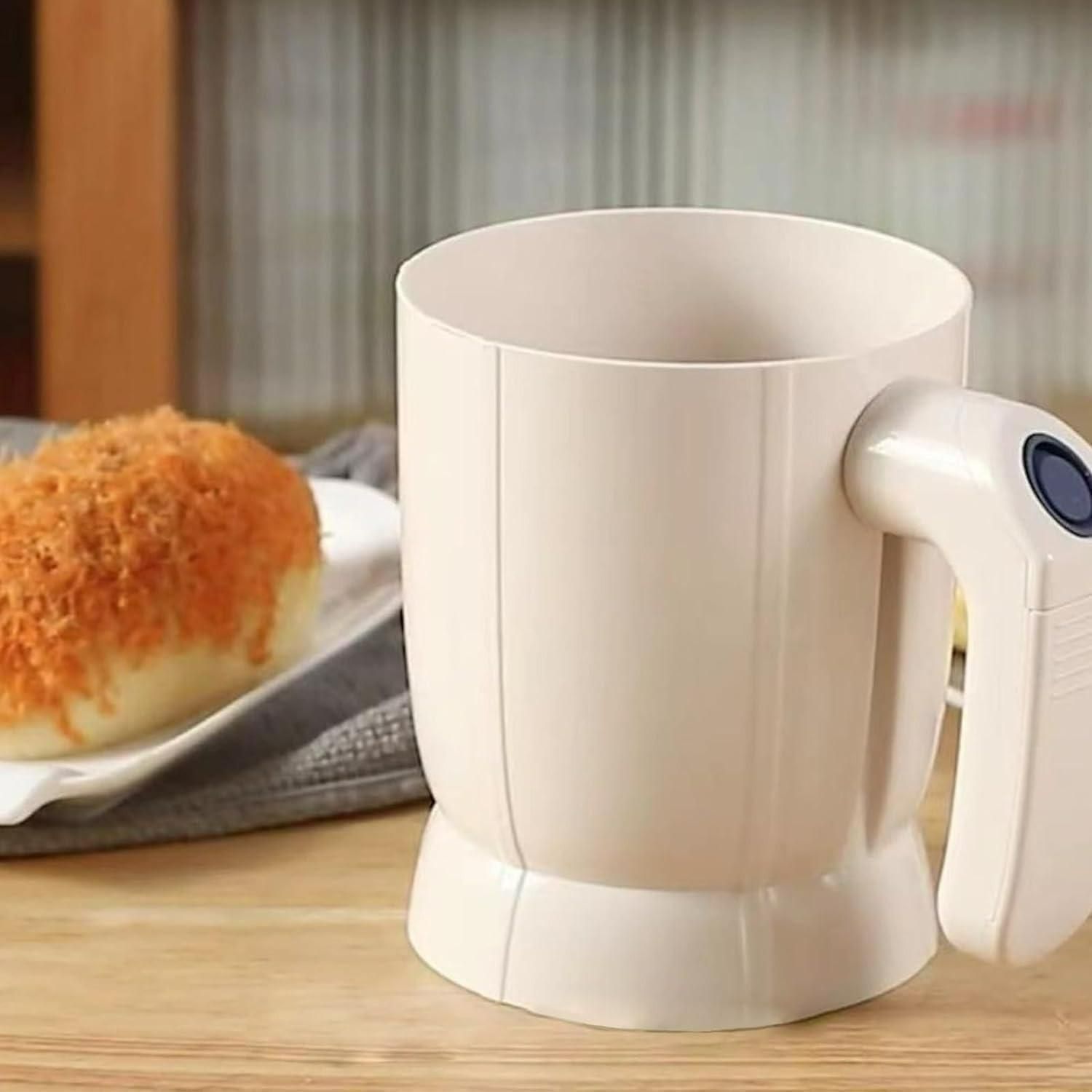 Battery Operated Electric Flour Sifter – Automatic Baking & Kitchen Tool