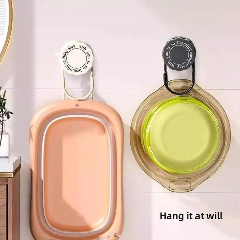 Waterproof Vacuum Suction Hook – Rotatable Bathroom Wall Hooks (2 Pcs)