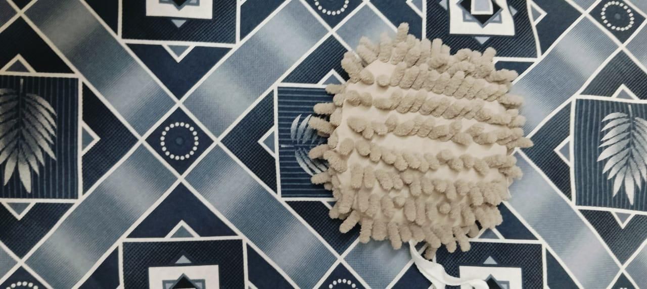 Fuzzy Ball Shaped Towel – Ultra-Soft Chenille Microfiber Hand Towel (Pack of 1)