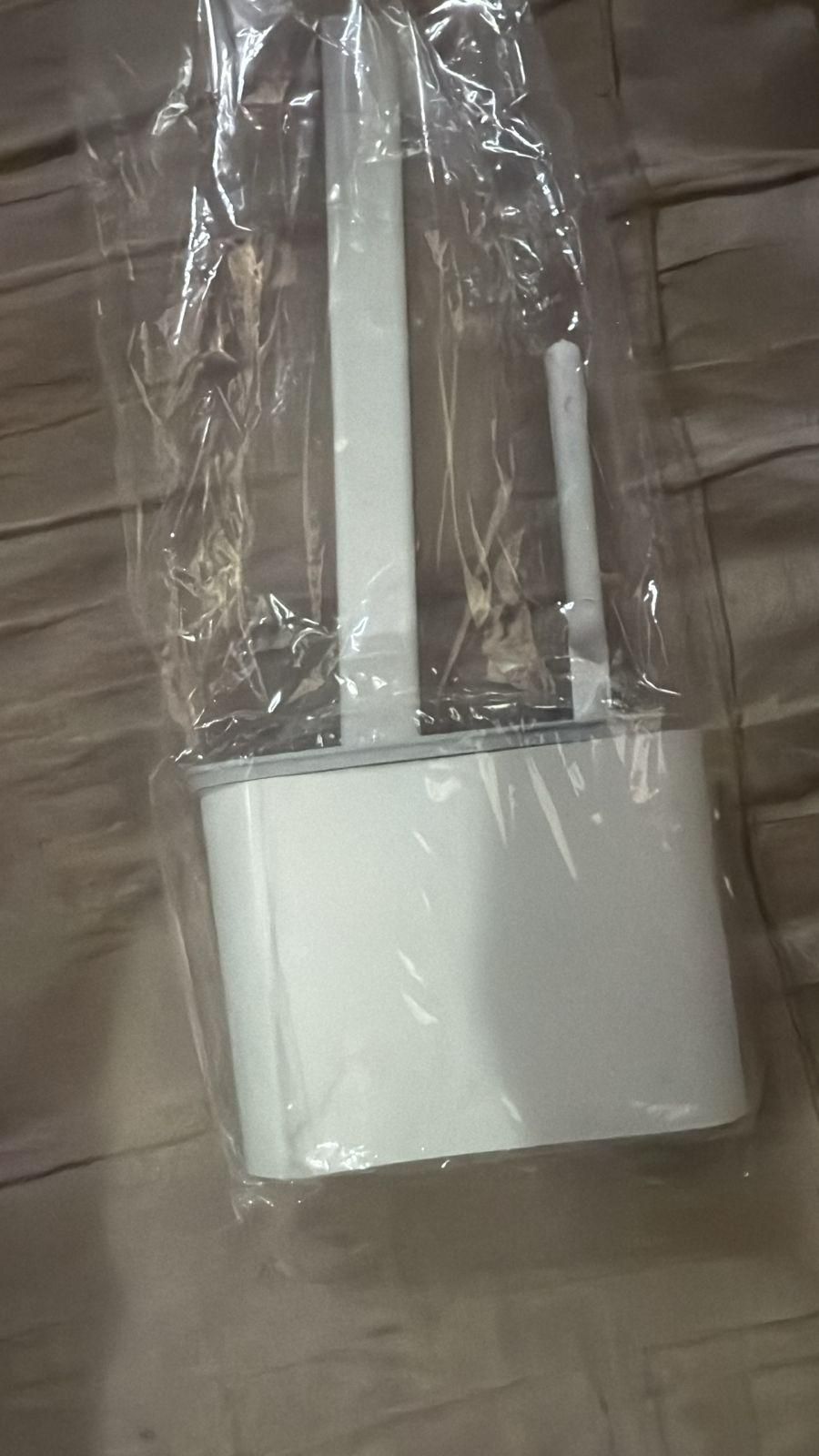 Wall Mounted Silicone Toilet Brush Set – Flexible Bathroom Cleaning Kit (Pack of 1)