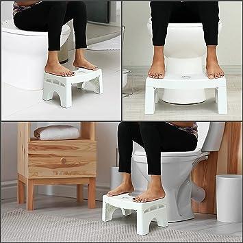 Foldable Potty Training Stool – Anti-Constipation Toilet Foot Rest with Air Freshener Slot