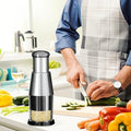 Stainless Steel Hand Food Chopper & Garlic Press (Pack of 1)