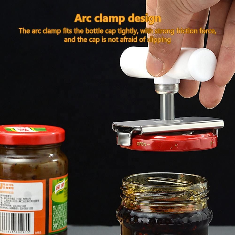 Bottle Lid Opener – Stainless Steel Adjustable Jar & Can Opener (Pack of 1)