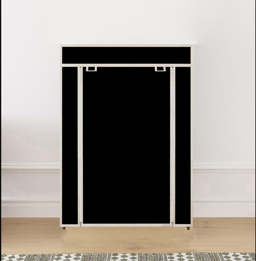 4 Rack Collapsible Wardrobe Cabinet & Shoe Rack – Space-Saving Storage Organizer