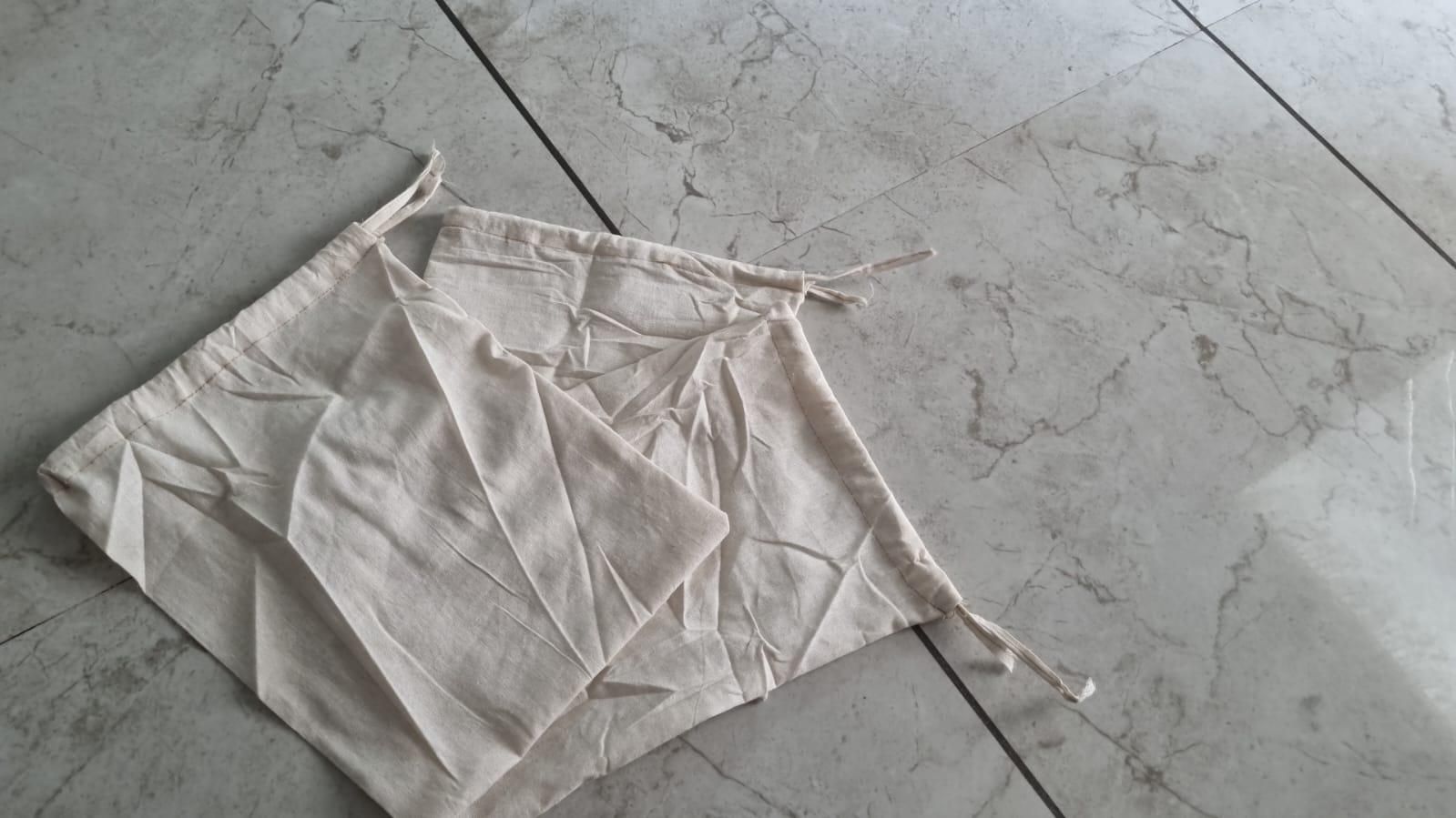 Muslin Cheese Cloth – Reusable Cotton Filter Bags (Pack of 3)