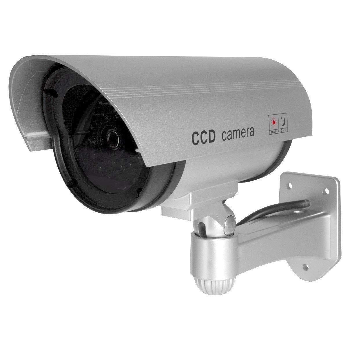 Realistic Dummy Security Camera – Fake CCTV for Home & Office Safety