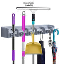 Broom Holder Wall Mount – Multipurpose Floating Storage Rack (Pack of 1 & 2)