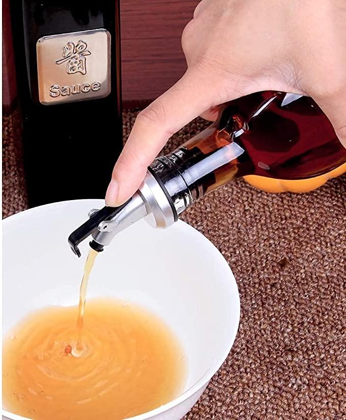 Oil Dispenser Bottle 1000ml – Plastic Cooking & Vinegar Pourer (Pack of 1)