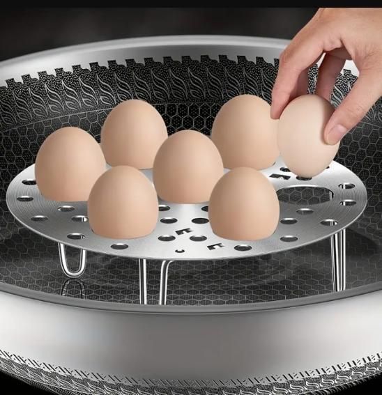 Stainless Steel Egg Multipurpose Steaming Rack (Pack of 1)