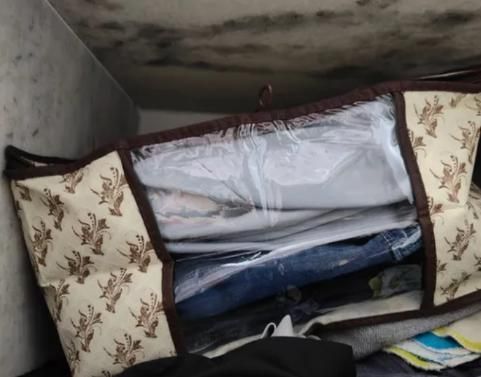 High Quality Printed Saree Cover – Non-Woven & PVC, Floral Design (Pack of 3/6)