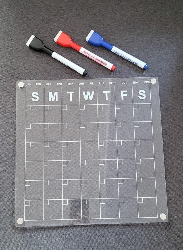 Fridge Magnetic Board – Weekly Study & Daily Planner (Pack of 1)