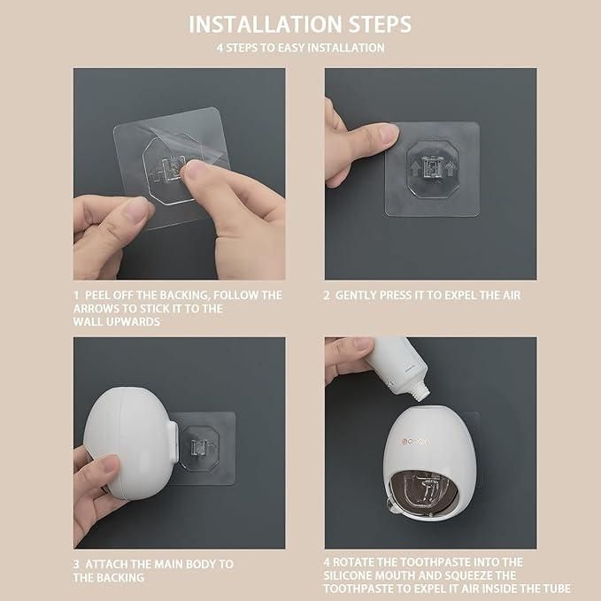 Toothpaste Dispenser – Mess-Free Toothpaste Squeezer (Pack of 1)