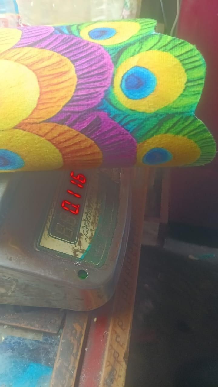 Non-Slip Peacock Design Floor Mat – Absorbent Soft Mat (Pack of 2)