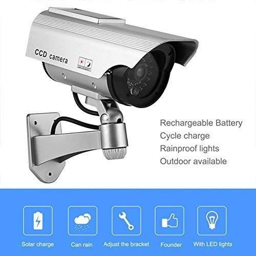 Realistic Dummy Security Camera – Fake CCTV for Home & Office Safety
