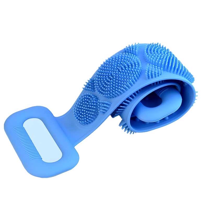 Silicone Body & Back Scrubber – Double-Sided Bathing Brush for Deep Cleaning