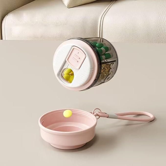 Medicine Pill Mini Organizer Container – Compact Daily Pill Box (Pack of 1)