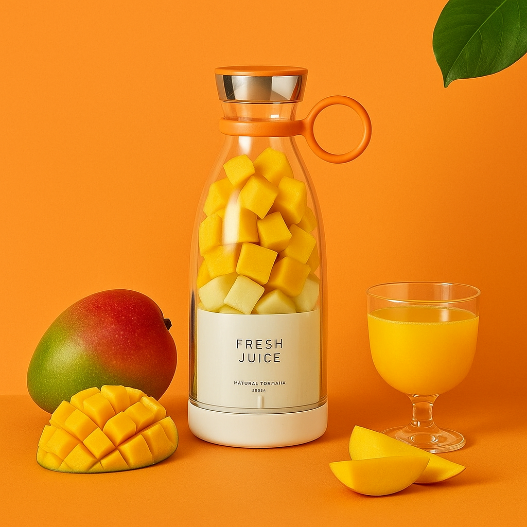 Portable USB Mini Juicer Blender – Rechargeable Travel Mixer