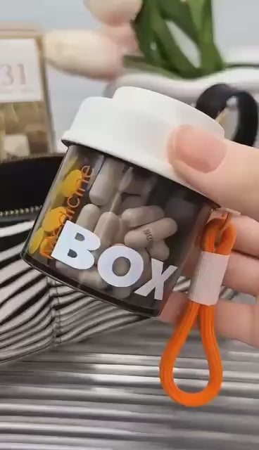 Medicine Pill Mini Organizer Container – Compact Daily Pill Box (Pack of 1)