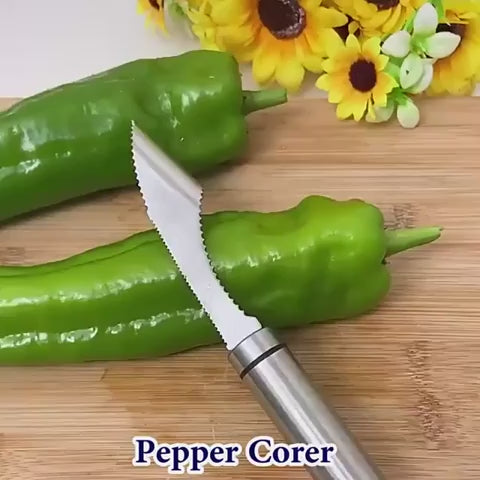 Corer Removal Tool – Stainless Steel Fruit & Vegetable Corer