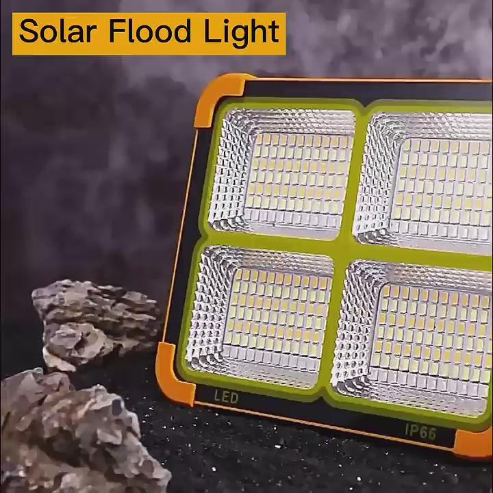 Waterproof Outdoor Security Light – Portable LED Solar Floodlight (Pack of 1)