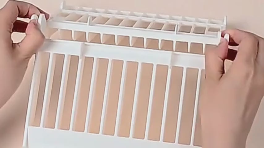 Folding Plastic Kitchen Dish Rack Stand – Dinner Plate Holder (Pack of 1)