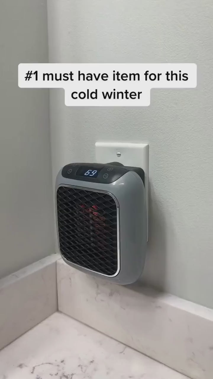 Portable Turbine Heater – Wall-Mounted Electric Convector Heater