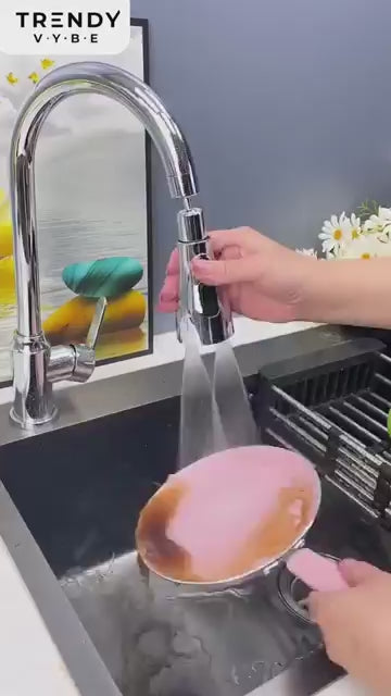 3 Modes Kitchen Sink Faucet – Stainless Steel Water Saver Tap (Pack of 1)