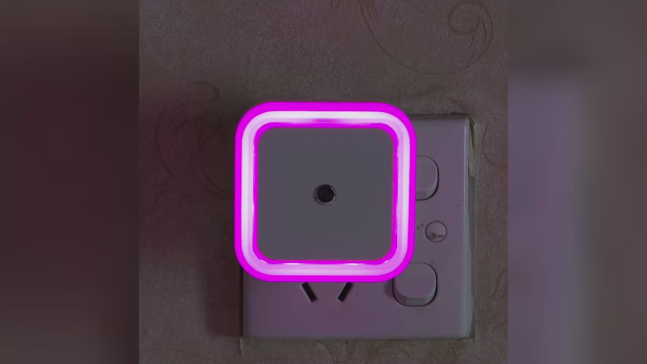 Smart LED Night Lamp – Auto On/Off Sensor Bedside Light for Home