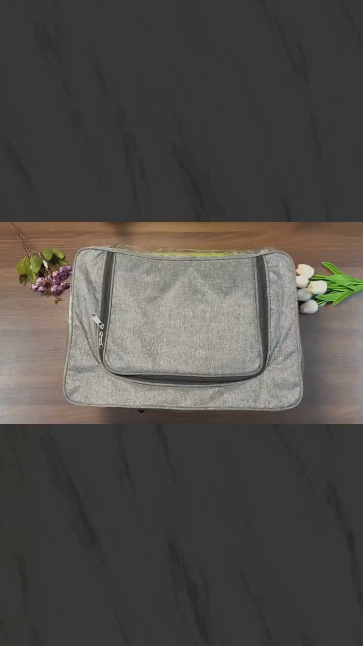 Transparent Cloth Organizer Storage Bag – Compact Wardrobe Organizer (Pack of 1)