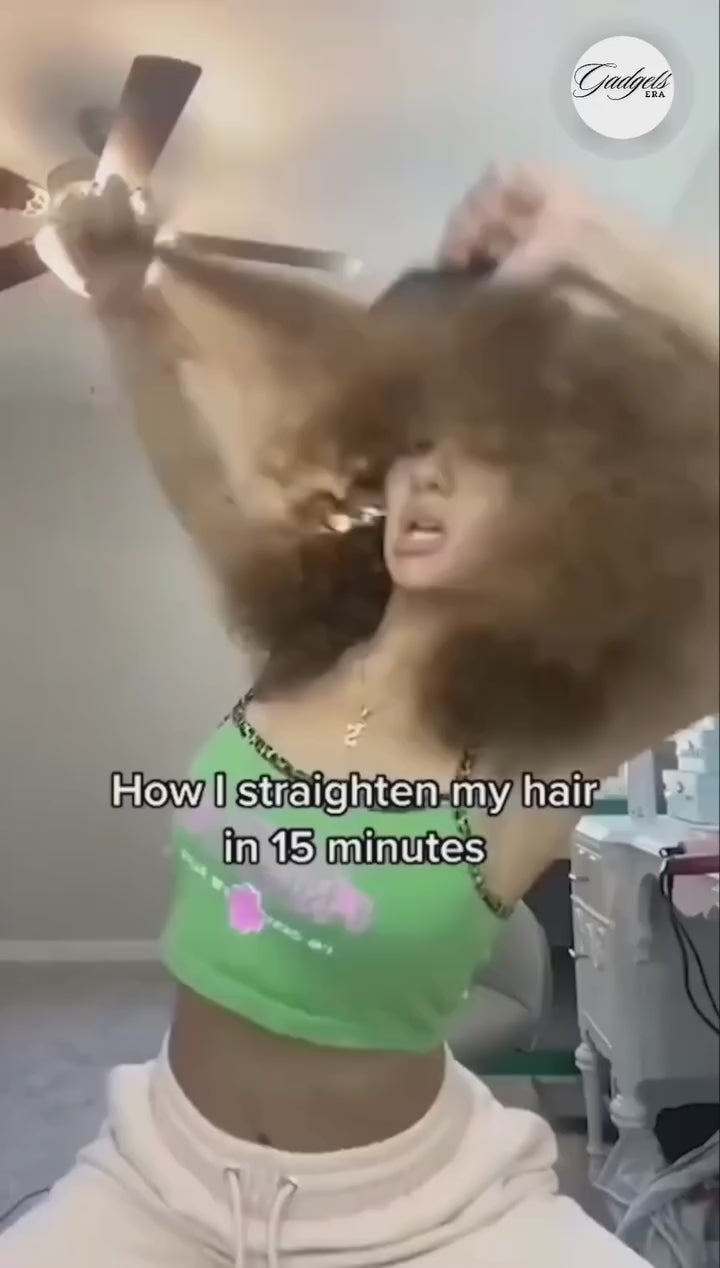 Portable Mini Cordless Hair Straightener – Rechargeable Travel Styling Tool